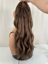 Load image into Gallery viewer, Lillian is a 21" length, small cap made with premium Brazilian quality human hair