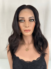 Load image into Gallery viewer, Jessie is a 19" length, small cap made with premium Brazilian quality human hair