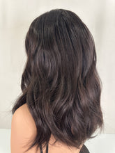 Load image into Gallery viewer, Jessie is a 19" length, small cap made with premium Brazilian quality human hair