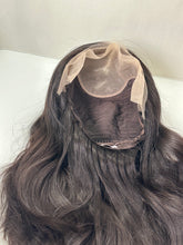 Load image into Gallery viewer, Jessie is a 19" length, small cap made with premium Brazilian quality human hair