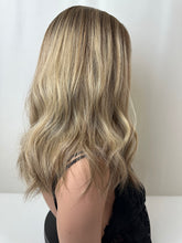 Load image into Gallery viewer, Marigold is an 18" length, medium cap made with premium Euro quality human hair