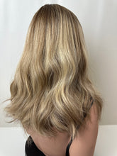 Load image into Gallery viewer, Marigold is an 18" length, medium cap made with premium Euro quality human hair