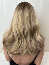 Load image into Gallery viewer, Marigold is an 18" length, medium cap made with premium Euro quality human hair
