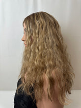 Load image into Gallery viewer, Reese is a 10x10 whopper style topper, wavy 21" length made with premium Brazilian quality human hair
