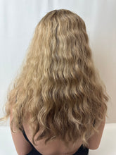 Load image into Gallery viewer, Reese is a 10x10 whopper style topper, wavy 21" length made with premium Brazilian quality human hair