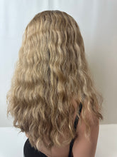 Load image into Gallery viewer, Reese is a 10x10 whopper style topper, wavy 21" length made with premium Brazilian quality human hair