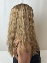 Load image into Gallery viewer, Reese is a 10x10 whopper style topper, wavy 21" length made with premium Brazilian quality human hair