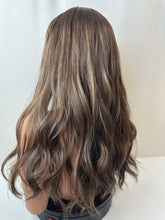Load image into Gallery viewer, Preorder: Melanie is a 23" layered length, small cap made with premium Brazilian quality human hair