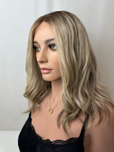 Load image into Gallery viewer, Holly is a 16" length, medium cap made with premium Euro quality human hair