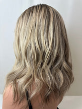 Load image into Gallery viewer, Holly is a 16" length, medium cap made with premium Euro quality human hair