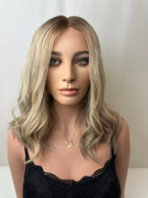 Load image into Gallery viewer, Holly is a 16" length, medium cap made with premium Euro quality human hair