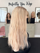 Load image into Gallery viewer, Preorder: Avery is a 23-24" length, small cap made with premium Brazilian quality human hair