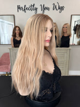 Load image into Gallery viewer, Preorder: Avery is a 23-24" length, small cap made with premium Brazilian quality human hair