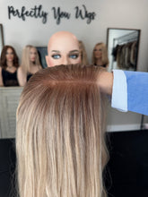 Load image into Gallery viewer, Preorder: Avery is a 23-24" length, small cap made with premium Brazilian quality human hair