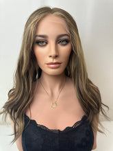 Load image into Gallery viewer, Samantha is a layered 21" length, large cap made with premium Brazilian quality human hair