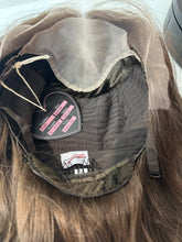 Load image into Gallery viewer, Jaxie is a 16" layered length, medium cap made with premium Brazilian quality human hair