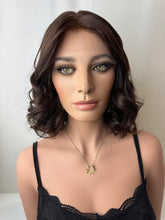 Load image into Gallery viewer, Fantasia is a 14" layered length, small cap made with premium Euro quality human hair