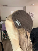 Load image into Gallery viewer, Cassidy is a small cap, 14" layered length and face frame made with premium Brazilian quality human hair
