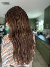 Load image into Gallery viewer, Dorothy is a large cap, 24” layered length ULTRA lightweight / low density cap made with premium Brazilian quality human hair
