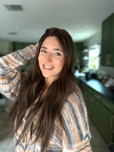 Load image into Gallery viewer, Dorothy is a large cap, 24” layered length ULTRA lightweight / low density cap made with premium Brazilian quality human hair
