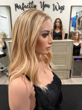 Load image into Gallery viewer, Lucy, 10x10 whopper style topper with premium Brazilian texture hair
