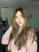 Load image into Gallery viewer, Brittany is a 24” length, small cap made with premium Brazilian quality human hair
