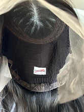 Load image into Gallery viewer, Violet is a 25&quot; long layered length, 10x11 lace top whopper style topper made with premium Brazilian quality human hair

