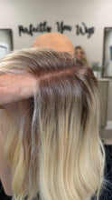 Load image into Gallery viewer, 10x11 whopper style topper with premium Brazilian texture hair
