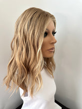 Load image into Gallery viewer, Savannah is a 17&quot; length, medium hand tied stretch cap made with premium Brazilian quality human hair
