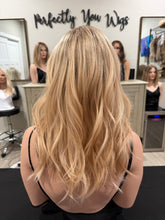 Load image into Gallery viewer, Lucy, 10x10 whopper style topper with premium Brazilian texture hair
