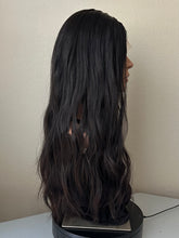 Load image into Gallery viewer, Violet is a 25&quot; long layered length, 10x11 lace top whopper style topper made with premium Brazilian quality human hair
