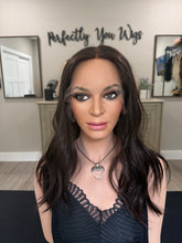 Load image into Gallery viewer, Preorder: Sophia 20”layered length, whopper style topper with premium euro texture hair
