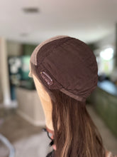 Load image into Gallery viewer, Dorothy is a large cap, 24” layered length ULTRA lightweight / low density cap made with premium Brazilian quality human hair
