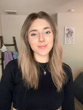 Load image into Gallery viewer, Arlie is an 18” layered length, medium cap made with premium Brazilian quality human hair
