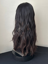 Load image into Gallery viewer, Jessie is a 26” layered length, 10X11 whopper style topper made with premium Euro quality human hair
