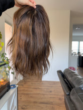 Load image into Gallery viewer, Yvette is a 15" length, medium cap made with premium euro texture human hair
