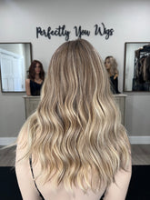 Load image into Gallery viewer, Preorder: Liv, 10x11 whopper style topper, 18” layered length with premium euro texture hair
