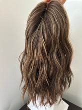 Load image into Gallery viewer, Dorothy is a 17&quot; length, small hand tied stretch cap made with premium Brazilian quality human hair

