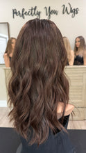 Load image into Gallery viewer, Monique, whopper style topper, silk top lace front, 16” layered length.
