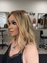 Load image into Gallery viewer, Preorder Cathy, 14” length, small cap with premium euro texture hair
