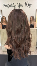 Load image into Gallery viewer, Monique, whopper style topper, silk top lace front, 16” layered length.
