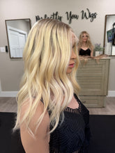 Load image into Gallery viewer, 10x11 whopper style topper with premium Brazilian texture hair
