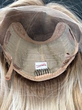 Load image into Gallery viewer, Lucy 10x11 whopper style topper, 19” layered length with premium Brazilian texture hair
