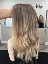 Load image into Gallery viewer, Preorder: Liv, 10x11 whopper style topper, 18” layered length with premium euro texture hair
