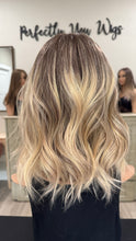 Load image into Gallery viewer, Liv, 14” length, small cap with premium euro texture hair
