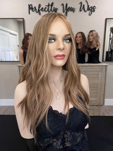Load image into Gallery viewer, Preorder Arabella, 21” length, medical cap, silk top lace front, medium cap
