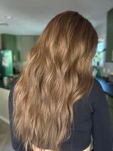 Load image into Gallery viewer, Victoria is a 23” length, medium cap, ULTRA lightweight / low density piece made with premium Brazilian quality human hair
