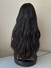 Load image into Gallery viewer, Violet is a 25&quot; long layered length, 10x11 lace top whopper style topper made with premium Brazilian quality human hair
