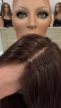 Load image into Gallery viewer, Monique, whopper style topper, silk top lace front, 16” layered length.
