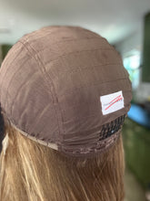 Load image into Gallery viewer, Victoria is a 23” length, medium cap, ULTRA lightweight / low density piece made with premium Brazilian quality human hair
